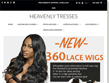 Tablet Screenshot of heavenlytresses.com
